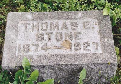 Thomas Edward Stone's Headstone